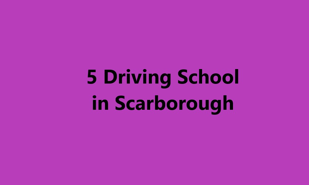 Driving School in Scarborough